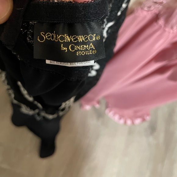 Sale! Black and Pink Lace Nightgowns - Picture 5 of 5